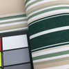 Sunbrella 4932-0000 Striped Beige / Green | 46 Inch wide | AWNING AND MARINE Fabric | Shade / Outdoor Covers | By the Yard