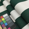 4806-0000 | Beaufort Forest Green Striped  Sunbrella | 46 Inch | Marine And Awning Fabric