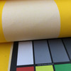 5702-0000 | Beaufort Yellow and White 6 bar Striped  Sunbrella | 46 Inch | Marine And Awning Fabric