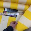 5702-0000 | Beaufort Yellow and White 6 bar Striped  Sunbrella | 46 Inch | Marine And Awning Fabric