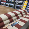 4985-0000 | Havelock Brick Striped  Sunbrella | 46 Inch | Marine And Awning Fabric