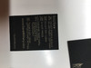 Gore Military Fabrics Care Labels | Black | Sew-in Apparel Wash Instructions Tags