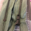 48.5" Metal Zipper - 3 pulls | Sage Green | Military