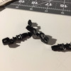 Cannon Cord Clips for 1/8" Cord | Black | Draw Cord Sliding Finger Pulls | Sold in Packs