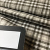 Plaid Taupe / White | Drapery / Slipcover Fabric  | 54”  Wide | By the Yard