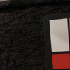 charcoal heathered sweater knit fabric