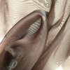deep brown organza fabric