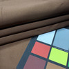 medium brown poly satin fabric
