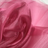 bubble gum pink organza fabric