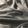 black grey double knit jersey fabric