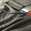 black grey double knit jersey fabric