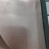 1.55 Yard Piece of Vinyl Fabric | Rose Gold Subtle Striping | Felt-Backed | Upholstery / Bag Making | 54 Wide