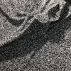 black and white circle print knit fabric