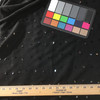 black sweater knit with sequins fabric