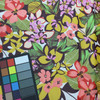 tropical print chiffon fabric