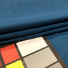 medium blue poly cotton fabric