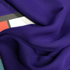 indigo purple chiffon fabric