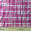 hot pink plaid fabric