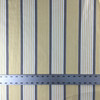 Horizontal Stripes in Yellow, White, Brown | P/Kaufmann | Home Decor Fabric | Light Upholstery / Drapery | 54" Wide | By the Yard