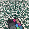 Duncan Damask by Waverly | Green / Off White | OUTDOOR Home Decor Fabric | Upholstery / Cushions | 54" Wide | By the Yard