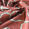 Guata-Loop in Coral by P/K Lifestyles | Orange / Tan | Home Decor Fabric | Light Upholstery / Drapery | 54" Wide | By the Yard