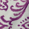 Scroll Gate in Berry by P/Kaufmann | Purple / White | Home Decor Fabric | Light Upholstery / Drapery | 54" Wide | By the Yard