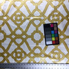 Burnished Tile in Gold by P/Kaufmann | Home Decor Fabric | Drapery / Light Upholstery | 54 Wide | By the Yard