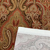 Trophy Room in Crimson by P/Kaufmann | Red / Brown | Home Decor Fabric | Light Upholstery / Drapery | 54" Wide | By the Yard