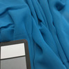 Peacock Blue Polyester Chiffon Fabric / Lightweight Sheer / Special Occasion/ By The yard / 60 inch Wide / Clothing and Apparel 1466