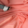 Salmon Pink Polyester Chiffon Sheer Fabric | Special Occasion Clothing and Apparel / Sold by the Yard / 60 inch wide