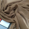 Light Mocha Brown Polyester Chiffon Fabric | Clothing and Apparel | 60 inch Wide | By the Yard