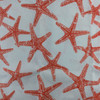Nautical Starfish Red and White | Premier Prints | Outdoor Fabric | 54 Wide | By the Yard