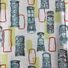 Tikiman Blue / Red | Home Decor Fabric | Premier Prints | 54 Wide | By the Yard