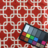 Linked Squares Red / White | Home Decor Fabric | Premier Prints | 54 Wide | By the Yard