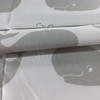 Whales Gray on White | Twill Home Decor Fabric | Premier Prints | Nautical | 54 Wide | By the Yard