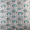 Owls in Pink / Blue / Gray | Home Decor Fabric | Premier Prints | 54 Wide | By the Yard