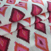 Ikat Diamonds Pink / Flecked White | Home Decor Fabric | Premier Prints | 54 Wide | By the Yard