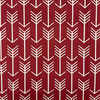 Modern Arrows White on Red | Home Decor Fabric | Premier Prints | 54 Wide | By the Yard