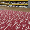 Modern Arrows White on Red | Home Decor Fabric | Premier Prints | 54 Wide | By the Yard