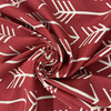 Modern Arrows White on Red | Home Decor Fabric | Premier Prints | 54 Wide | By the Yard