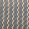 geometric waves brown blue gray