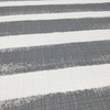 Deckled Edge Stripes Gray / White Canvas | Home Decor Fabric | Premier Prints | 54 Wide | By the Yard