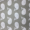 Whales Taupe / White | Home Decor Fabric | Nautical | Premier Prints | 54 Wide | By the YardKendra-1034-R1