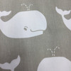 Whales Taupe / White | Home Decor Fabric | Nautical | Premier Prints | 54 Wide | By the YardKendra-1034-R1