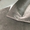 blue grey flocked velvet fabric upholstery craft display
