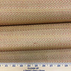 5.8 Yard Piece of Upholstery Fabric | Red and Gold Herringbone | 54" Wide