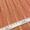 6.8 Yard Piece of Drapery Fabric | Vintage Orange Stripes | 54" Wide