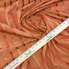 6.8 Yard Piece of Drapery Fabric | Vintage Orange Stripes | 54" Wide