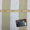 5.05 Yard Piece of Outdoor Home Decor Fabric | Beige / White Stripes | 54" Wide