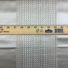 3.8 Yard Piece of Drapery Fabric | Oyster Textured Stripes | 54" Wide